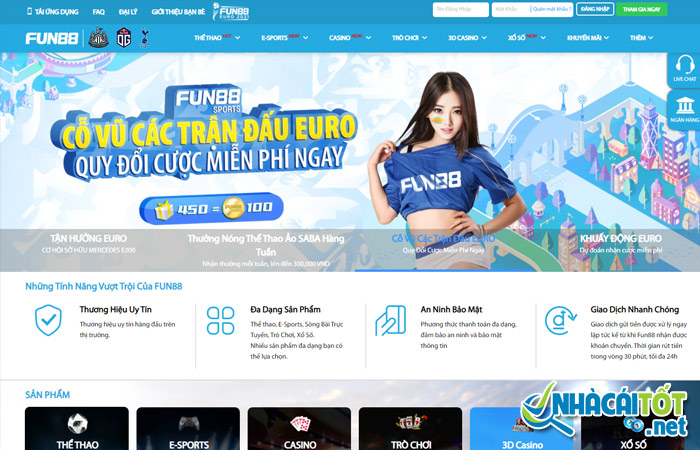 Fun88 – Nhà cái của sự thành công hàng đầu châu Á