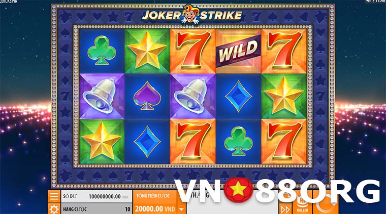 Hướng dẫn tham gia Joker Strike slot hấp dẫn tại Vn88