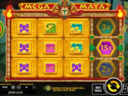 Cùng khám phá các tính năng đặc biệt tại slot Mega Maya